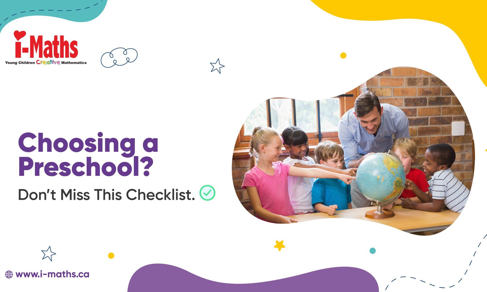 Choosing a Preschool? Don’t Miss This Checklist.