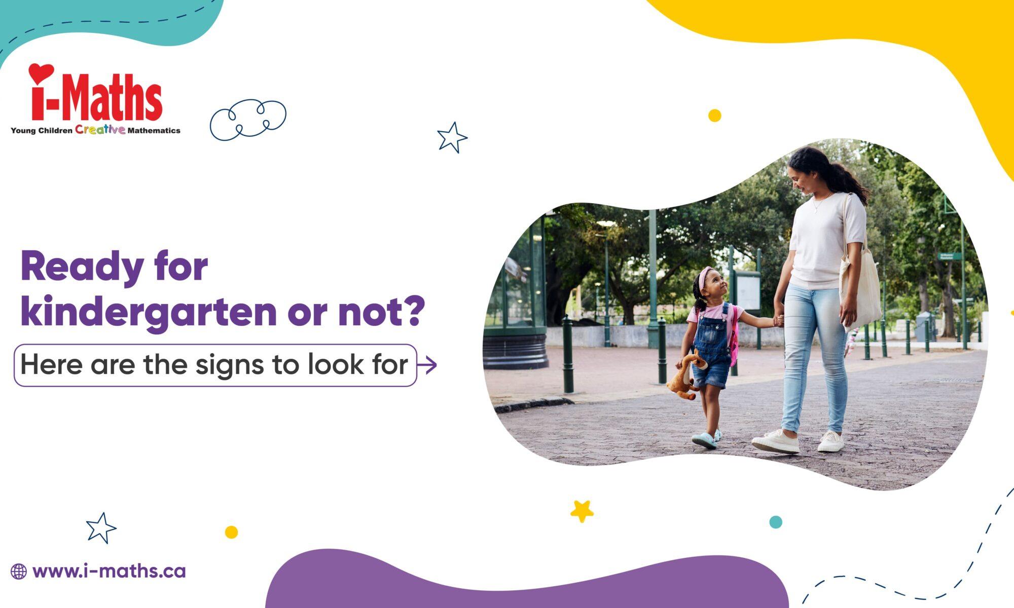 Ready for kindergarten or not? Here are the signs to look for