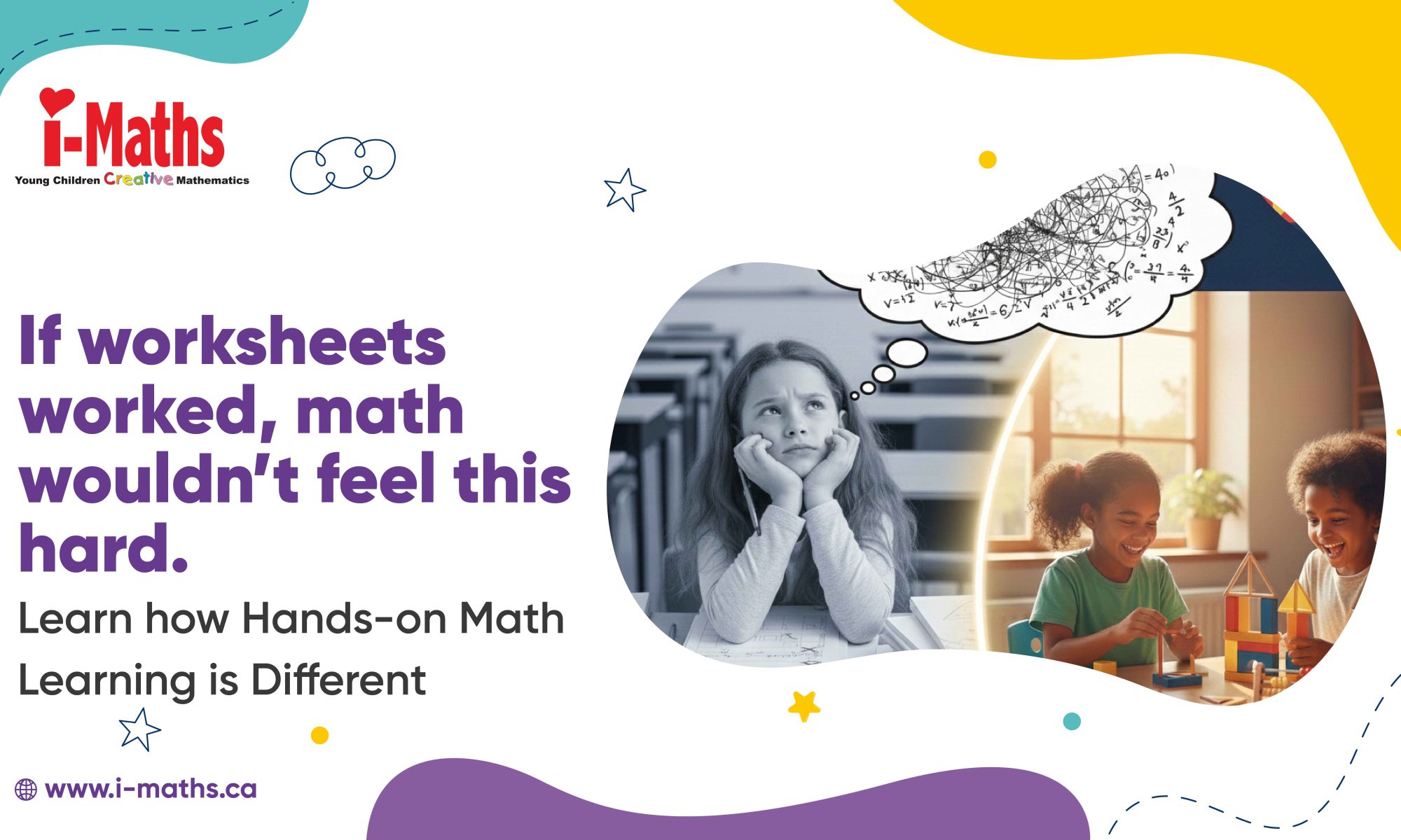 If worksheets worked, math wouldn’t feel this hard. Learn how Hands-on Math Learning is Different.